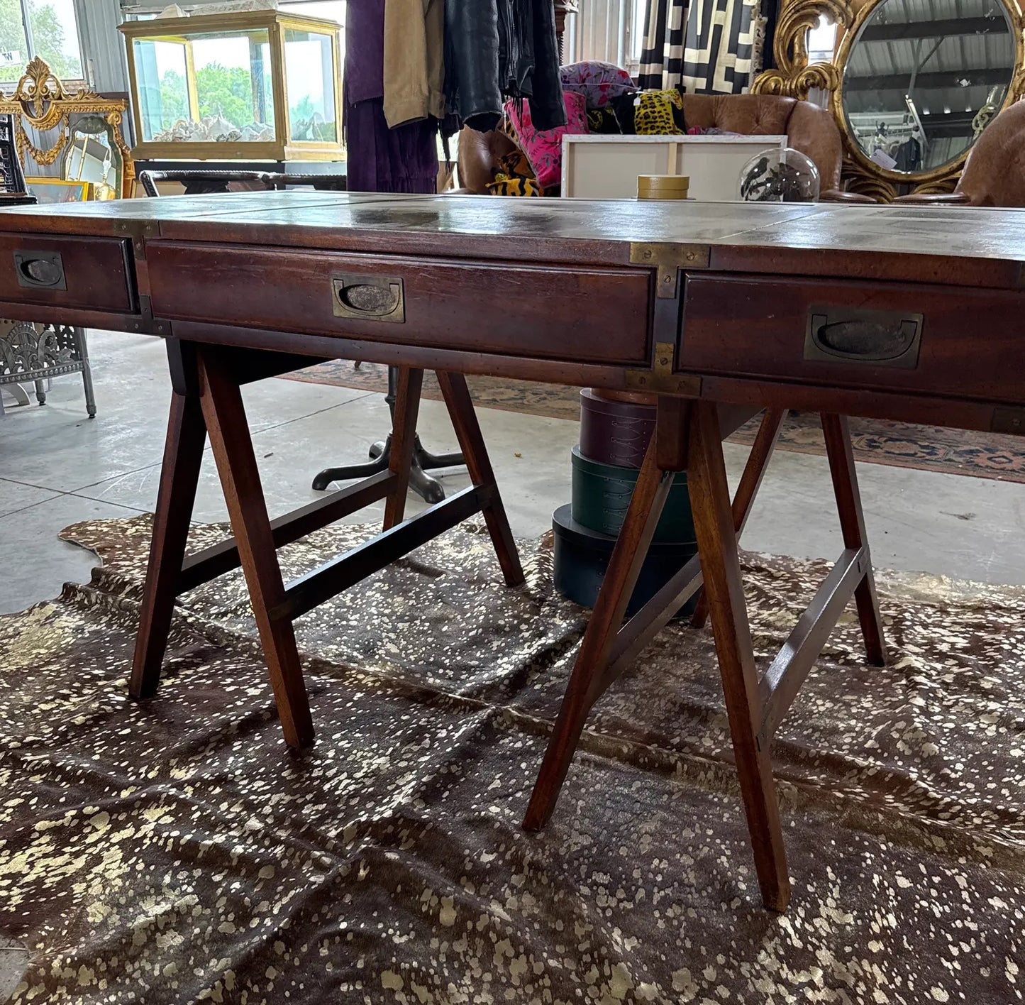 A 1970s Vintage Campaign Desk