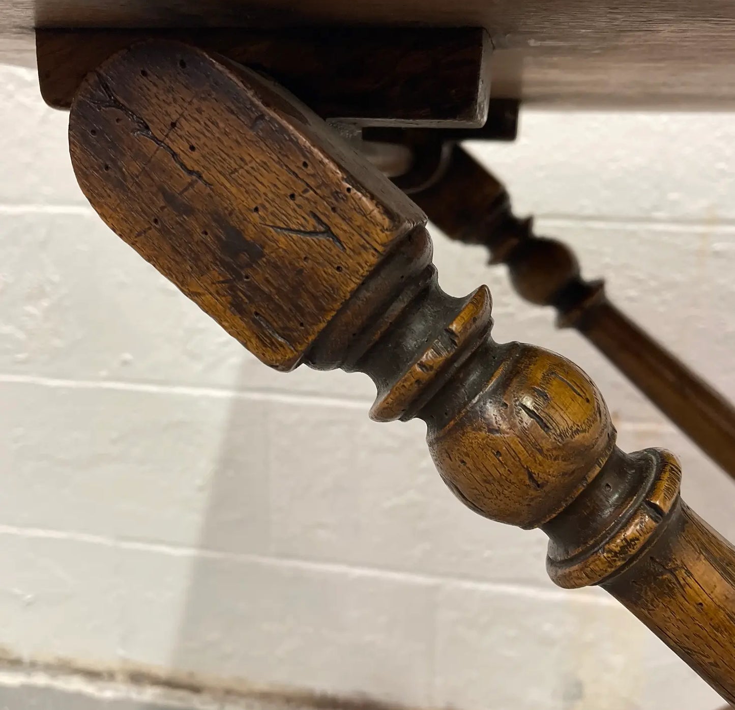19th Century Adjustable Folding Table