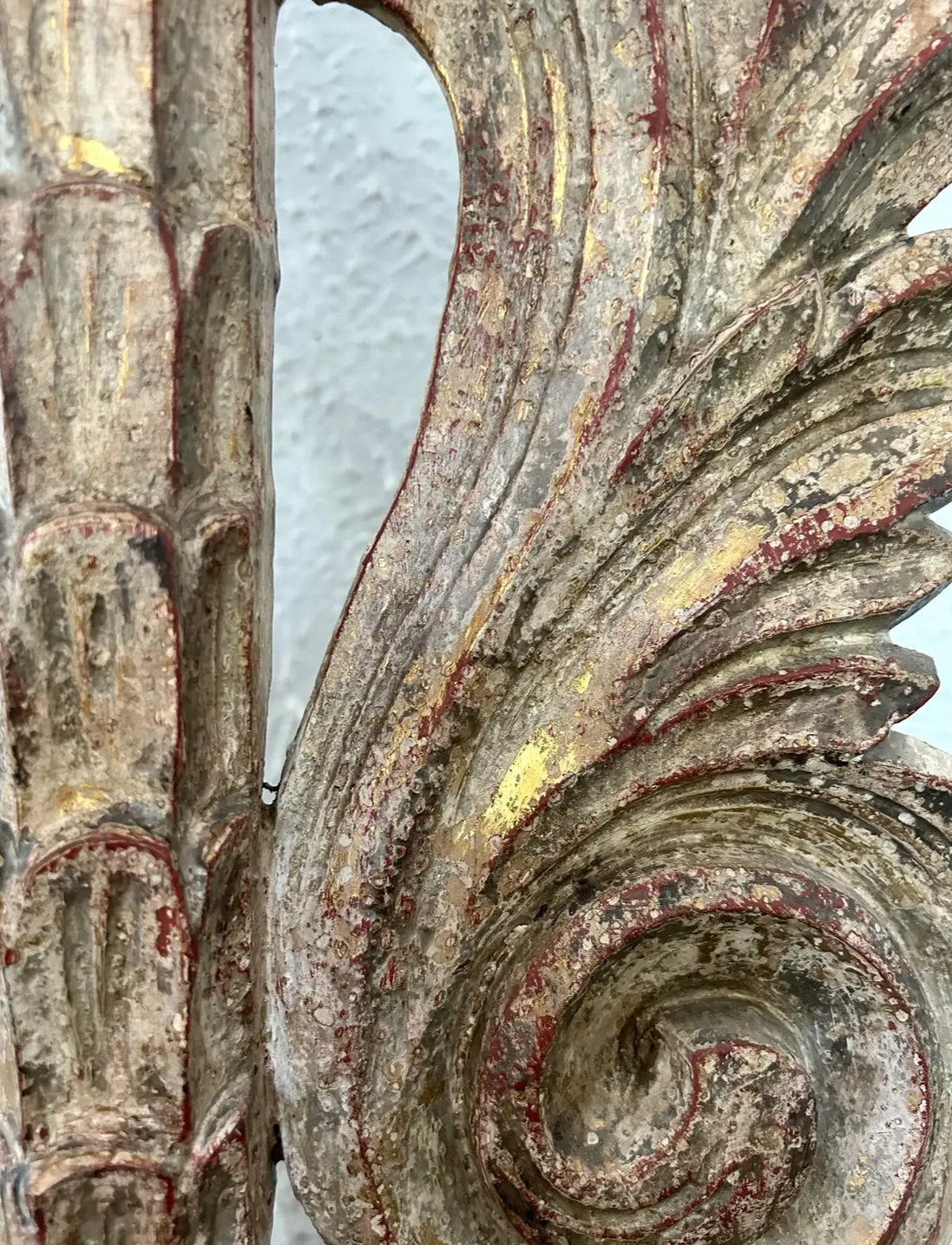 Early 20th Century Acanthus Leaf Carved Wall Mirror or Frame