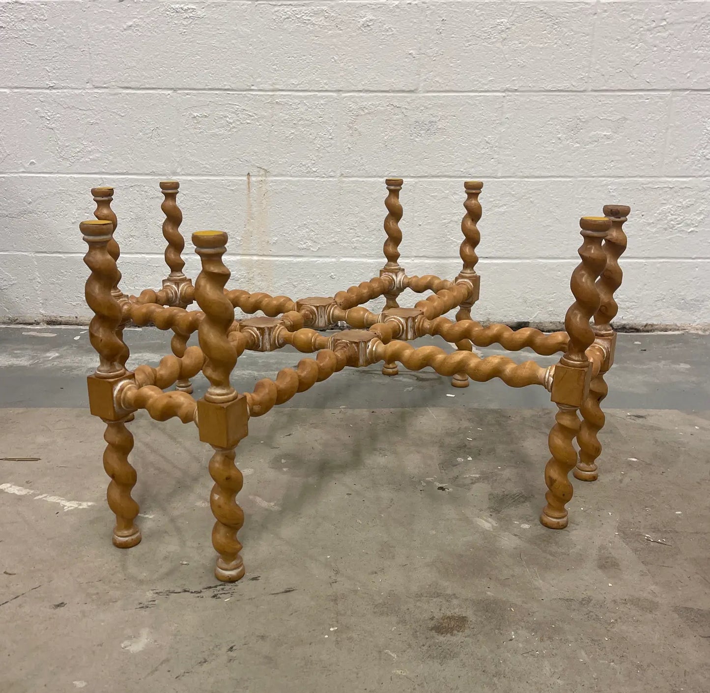 1970s Baker Barley Twist Type Coffee Table