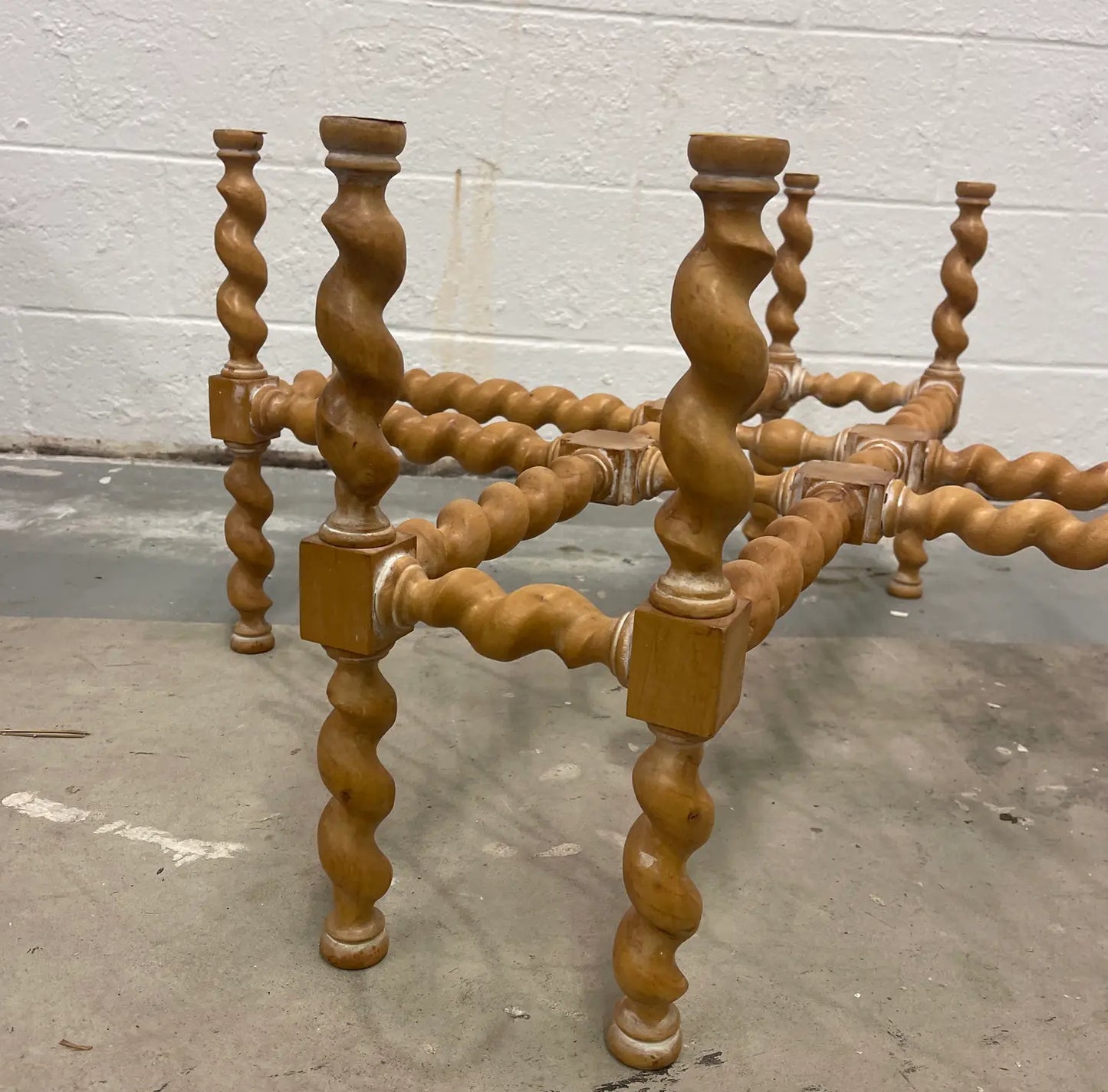 1970s Baker Barley Twist Type Coffee Table
