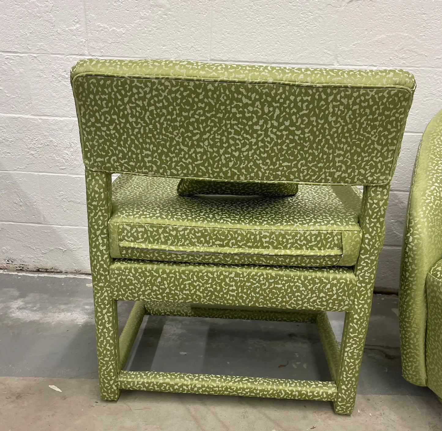 1970s A Pair of a Vintage Parsons Chair and Swivel Chair