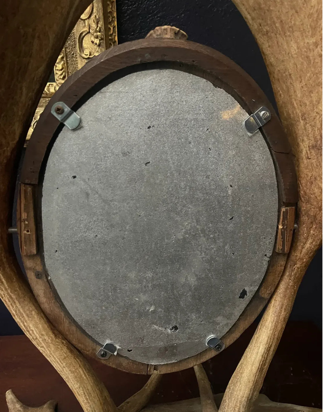Early 20th Century Antler Vanity Mirror