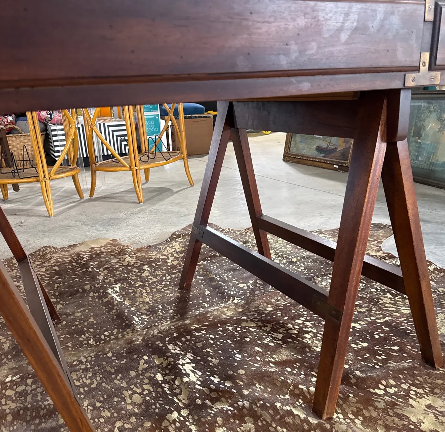 A 1970s Vintage Campaign Desk
