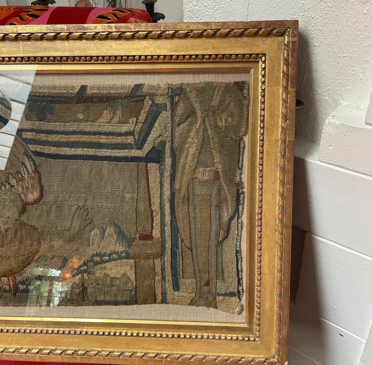 16th Century Tapestry Fragment of an Angel