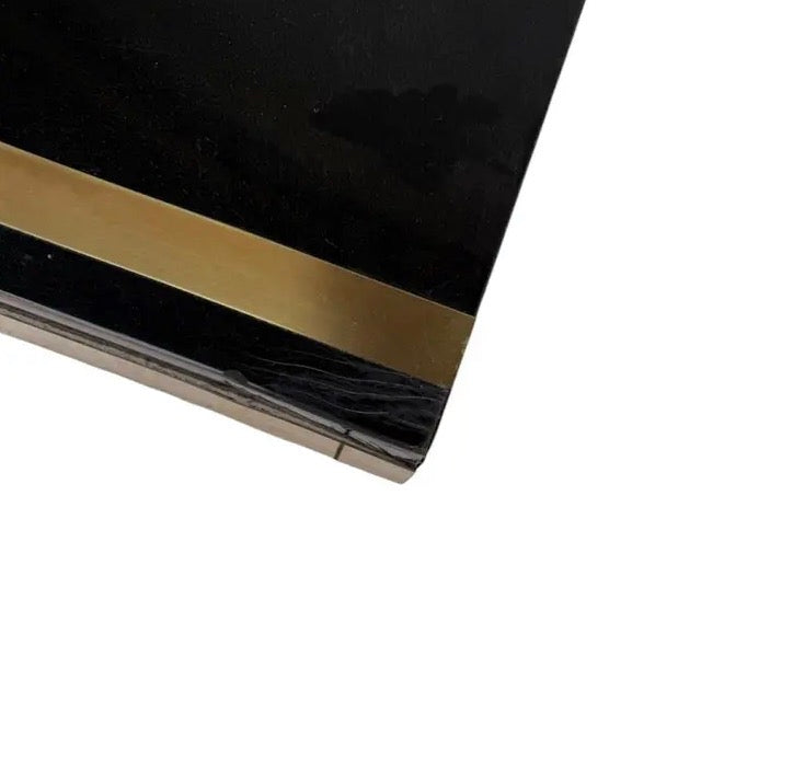 1970s Attributed to William Doezema Style for Mastercraft Black Console Table