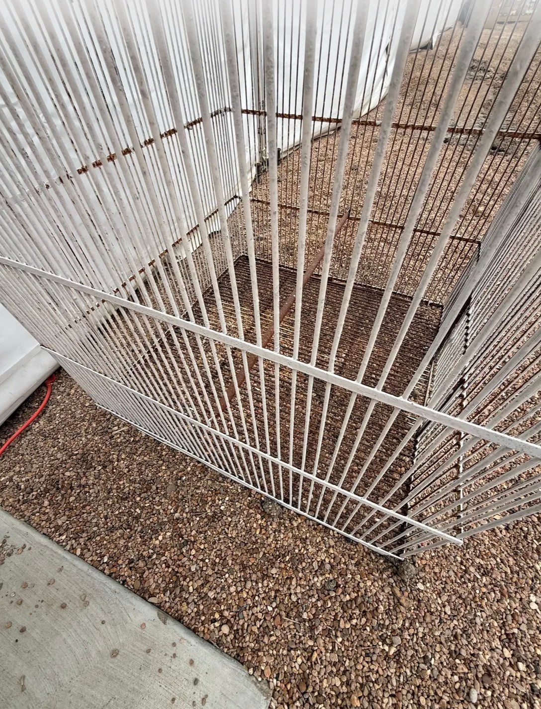 Vintage Extremely Large Pagoda Top Birdcage