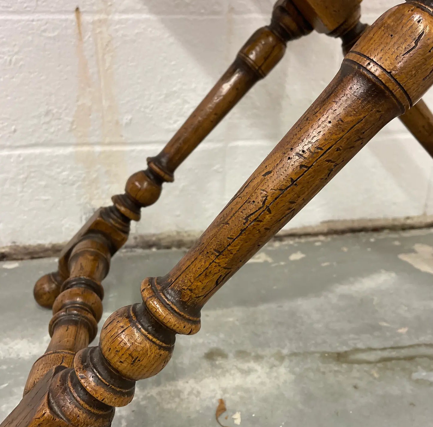 19th Century Adjustable Folding Table
