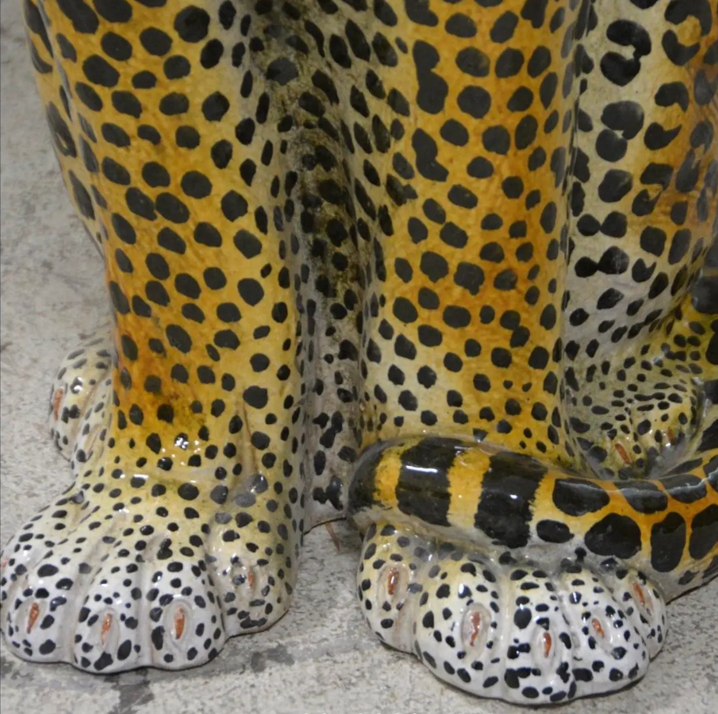 Vintage Large Ceramic Leopard