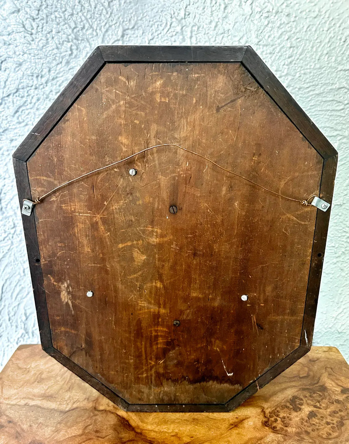 Antique Masonic Lodge Shellwork Shadow Box