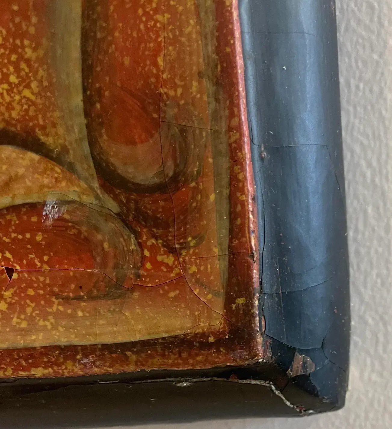1980s Pair of Painted Wooden Panels in the Asian Style