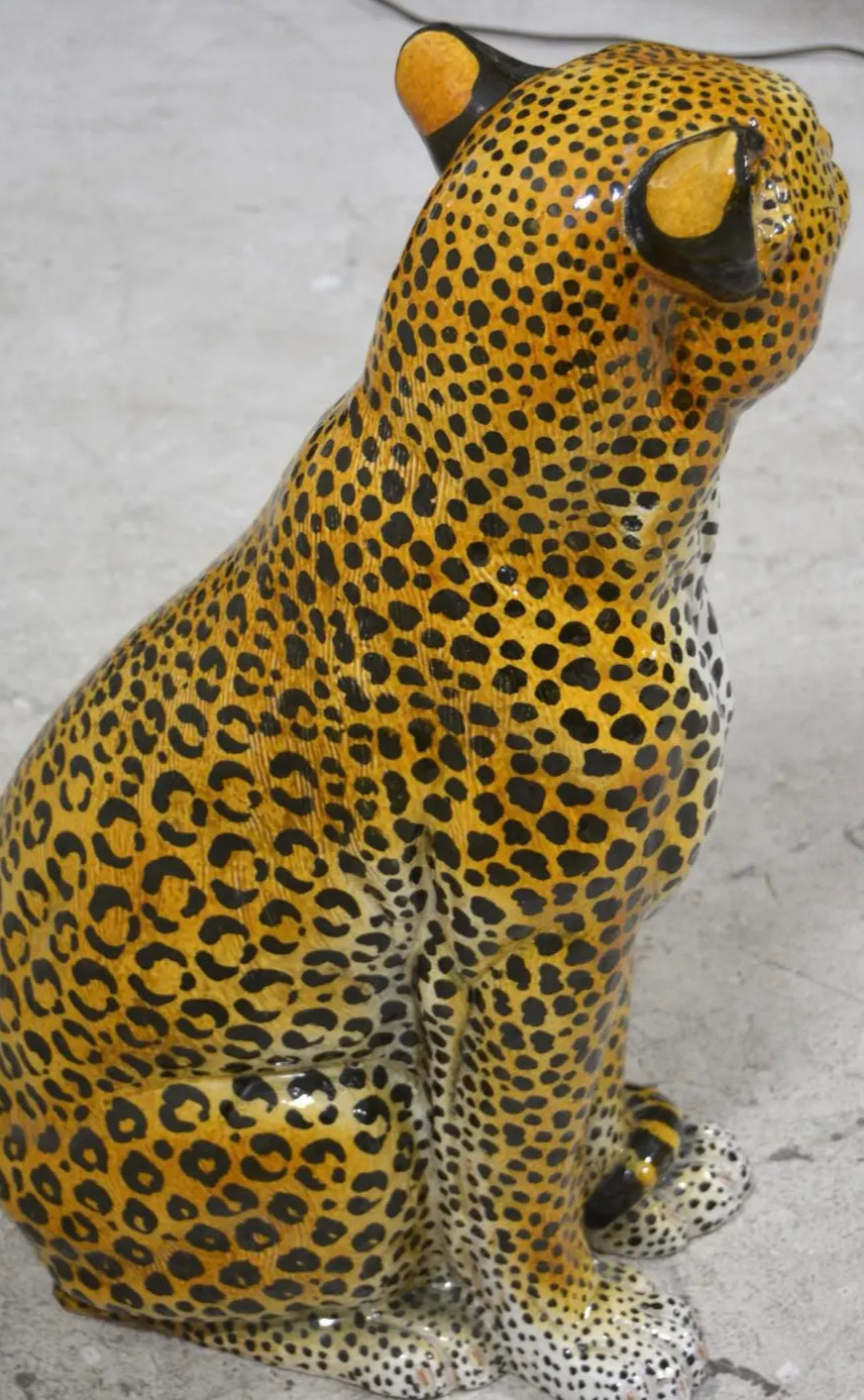 Vintage Large Ceramic Leopard