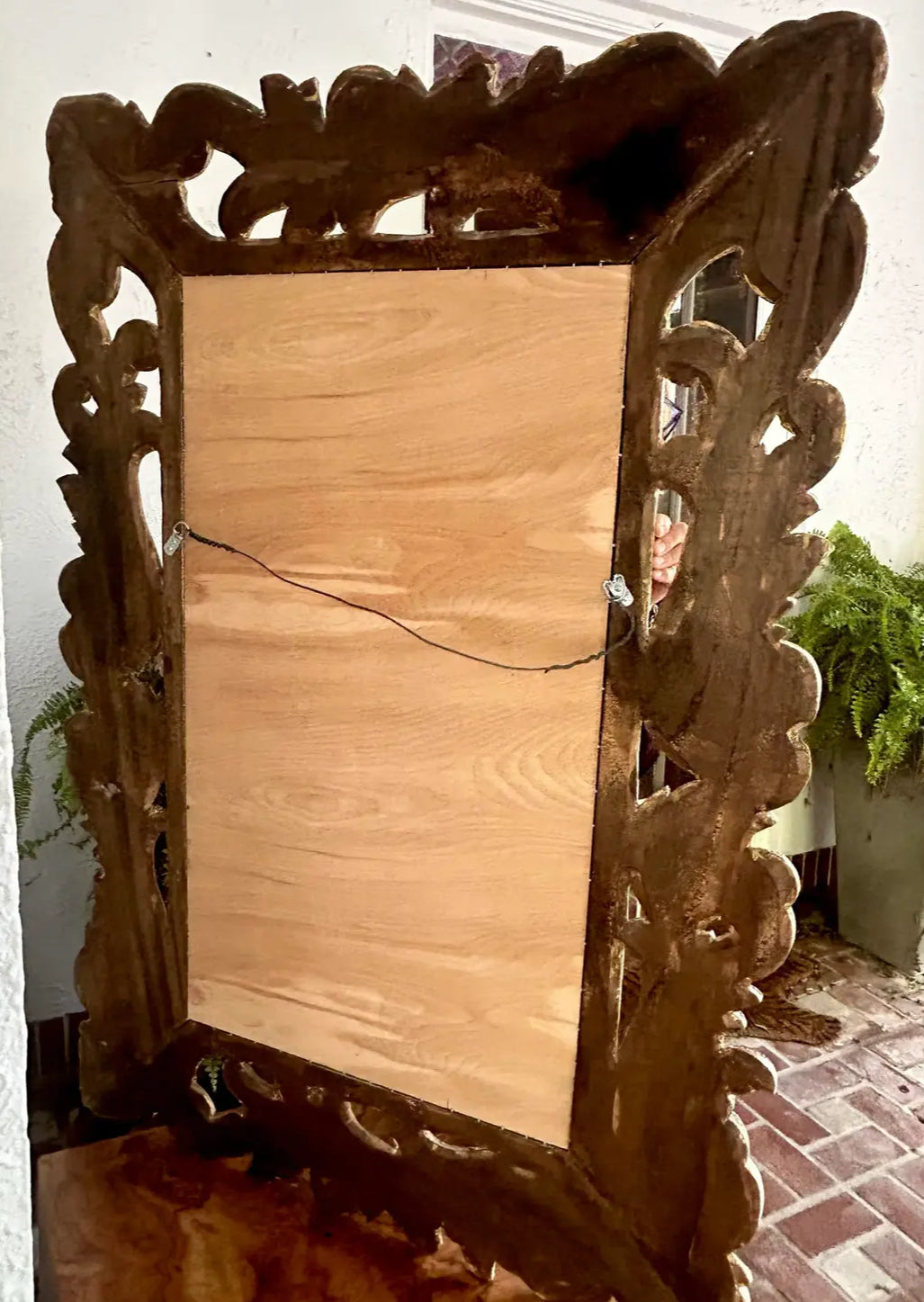 Early 20th Century Acanthus Leaf Carved Wall Mirror or Frame