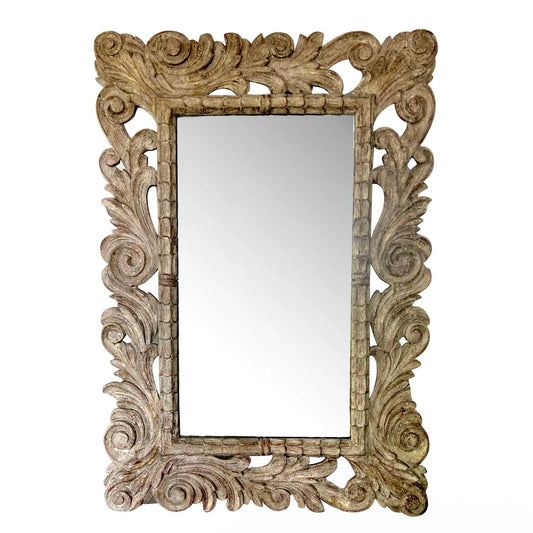 Early 20th Century Acanthus Leaf Carved Wall Mirror or Frame