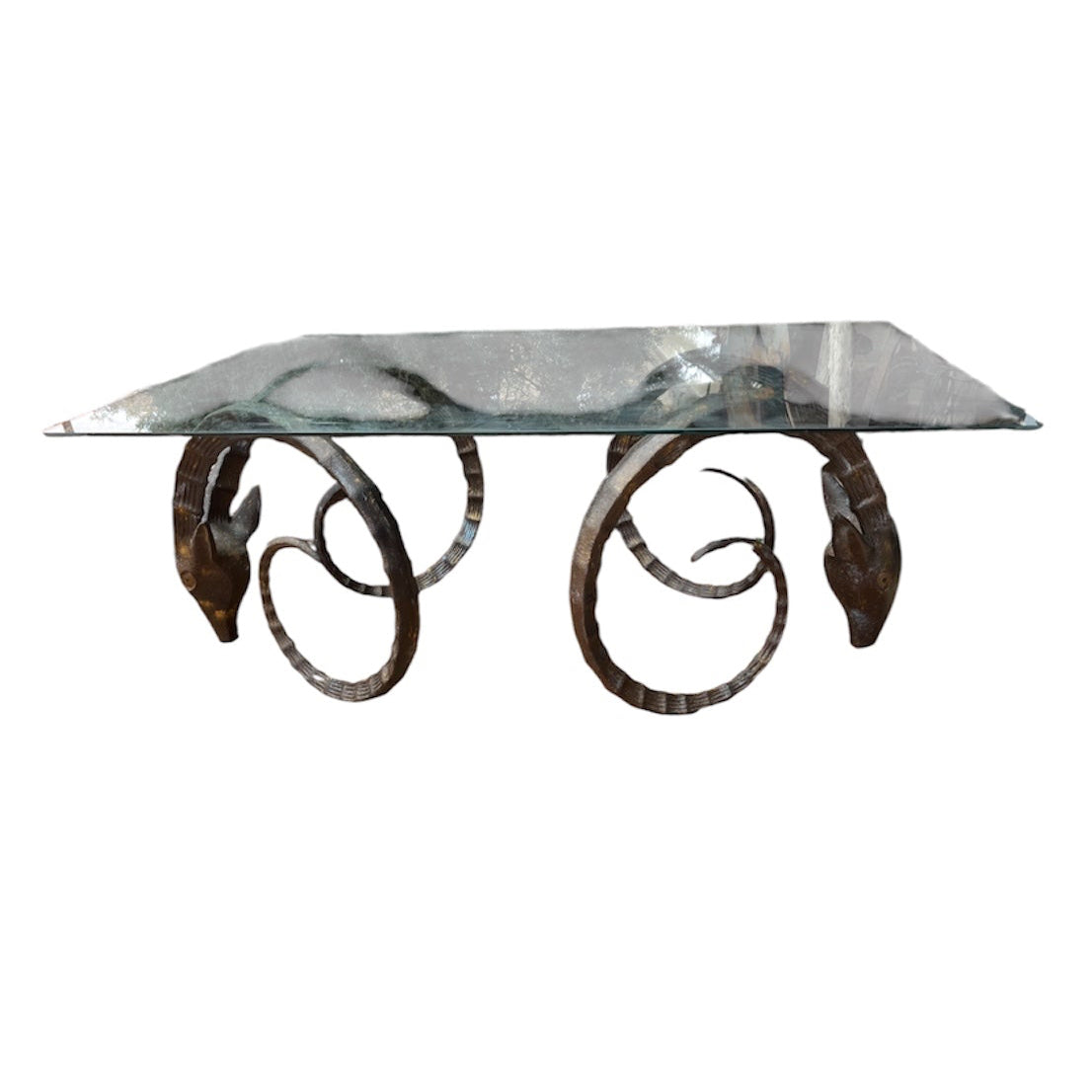 1970s Ibex / Rams Head Dining Table
