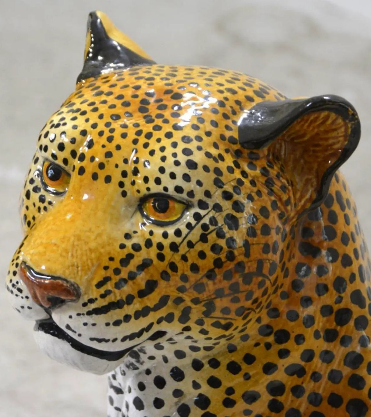 Vintage Large Ceramic Leopard