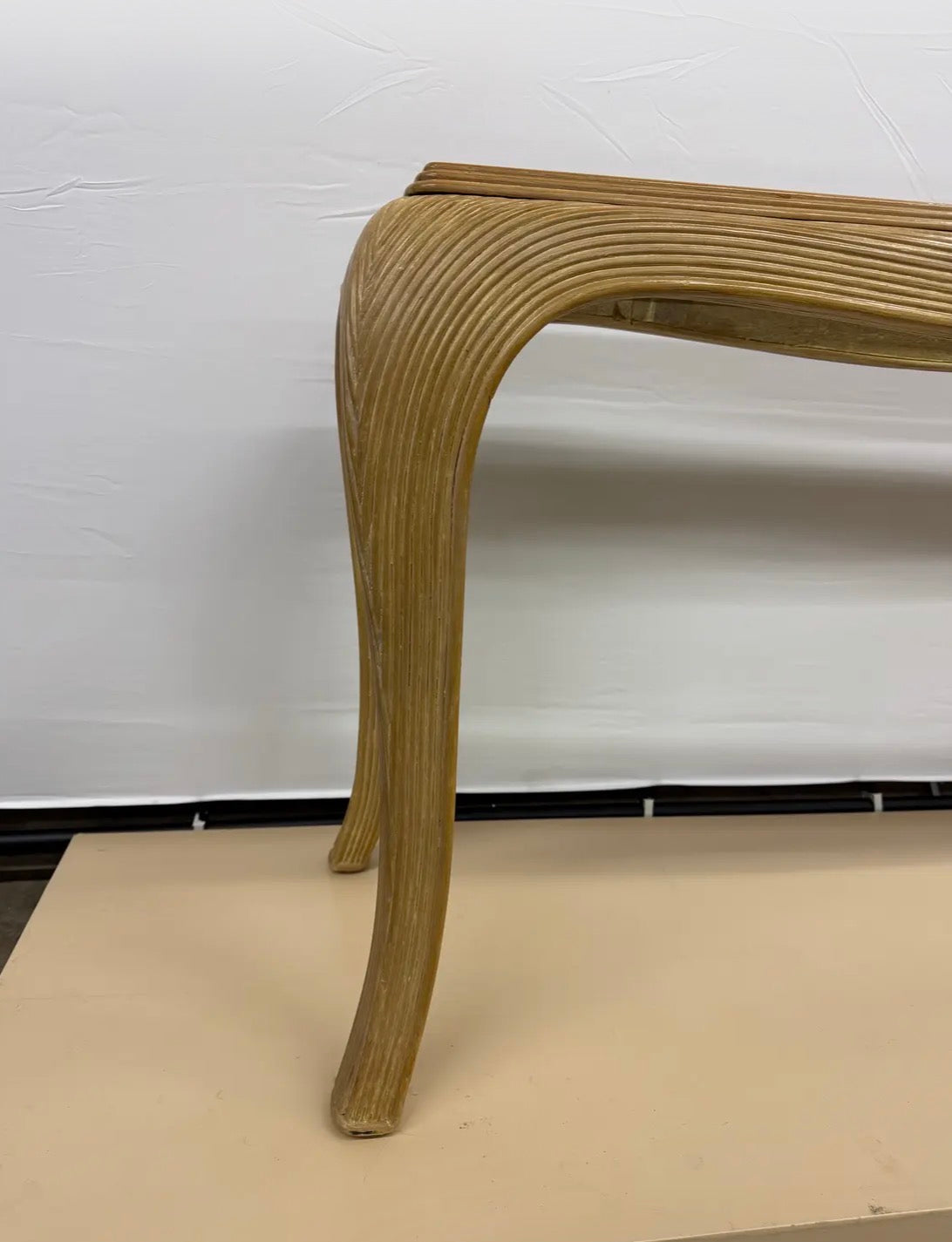 1970s Mid Century Modern Matching Console and Side Table in the Gabriella
Crespi Style