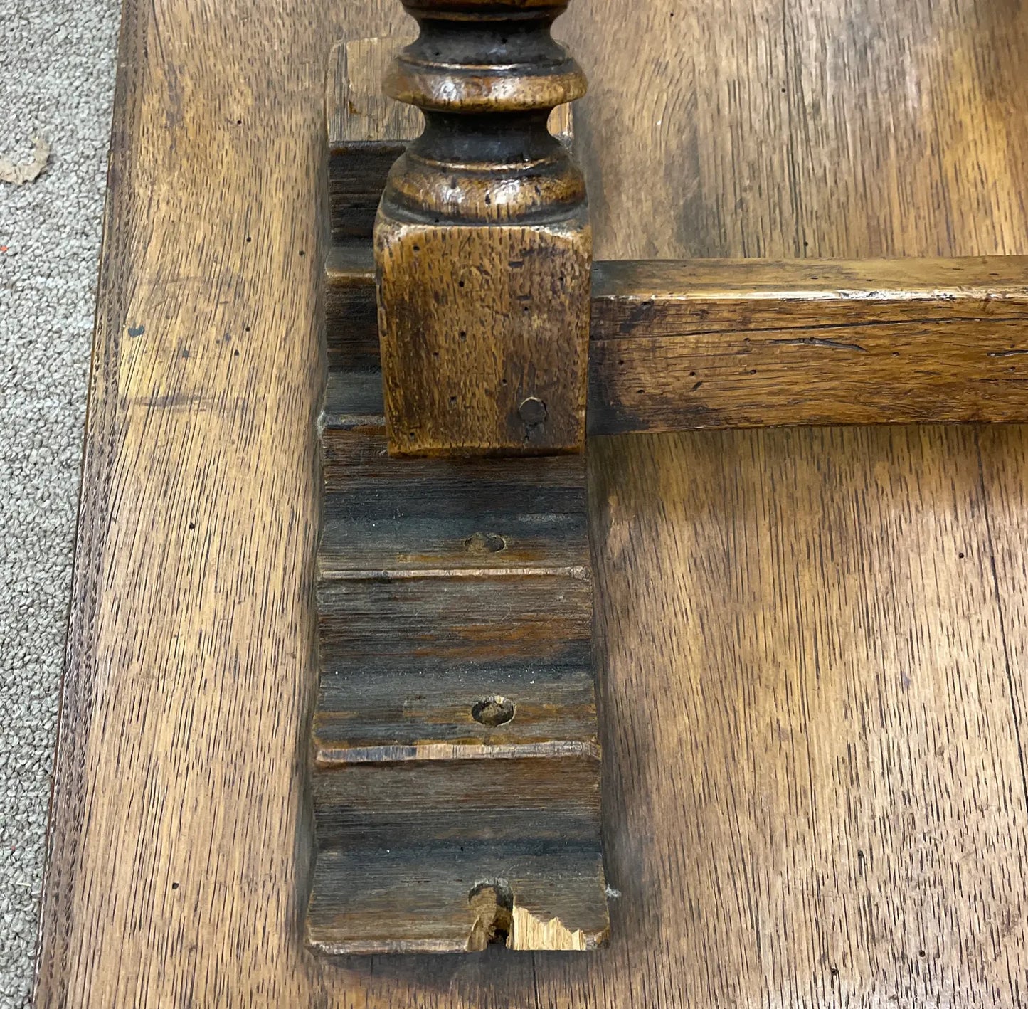 19th Century Adjustable Folding Table