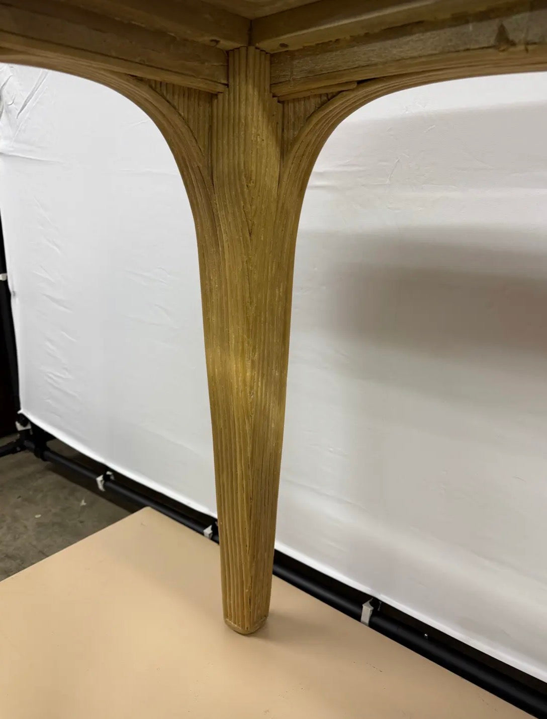 1970s Mid Century Modern Matching Console and Side Table in the Gabriella
Crespi Style