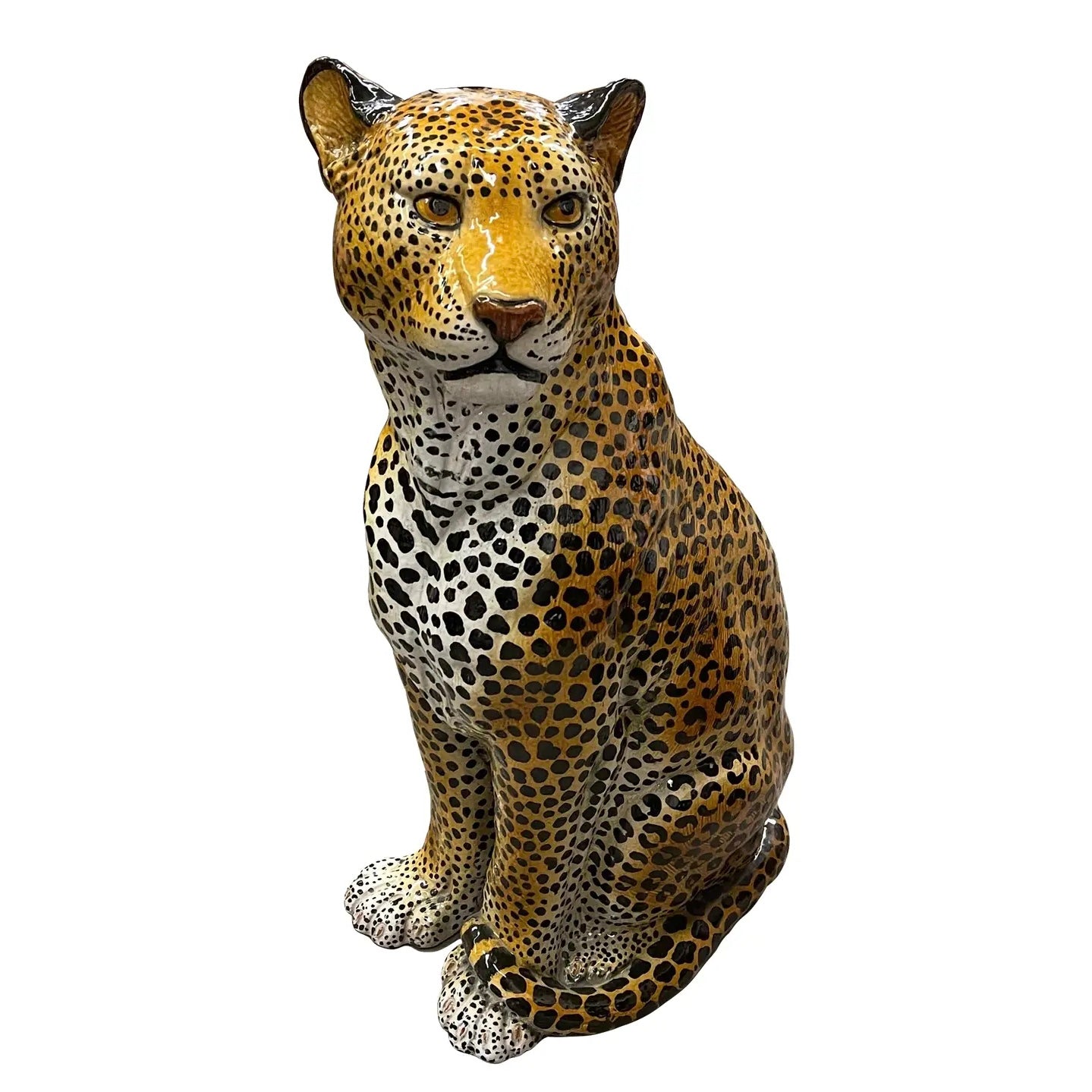 Vintage Large Ceramic Leopard