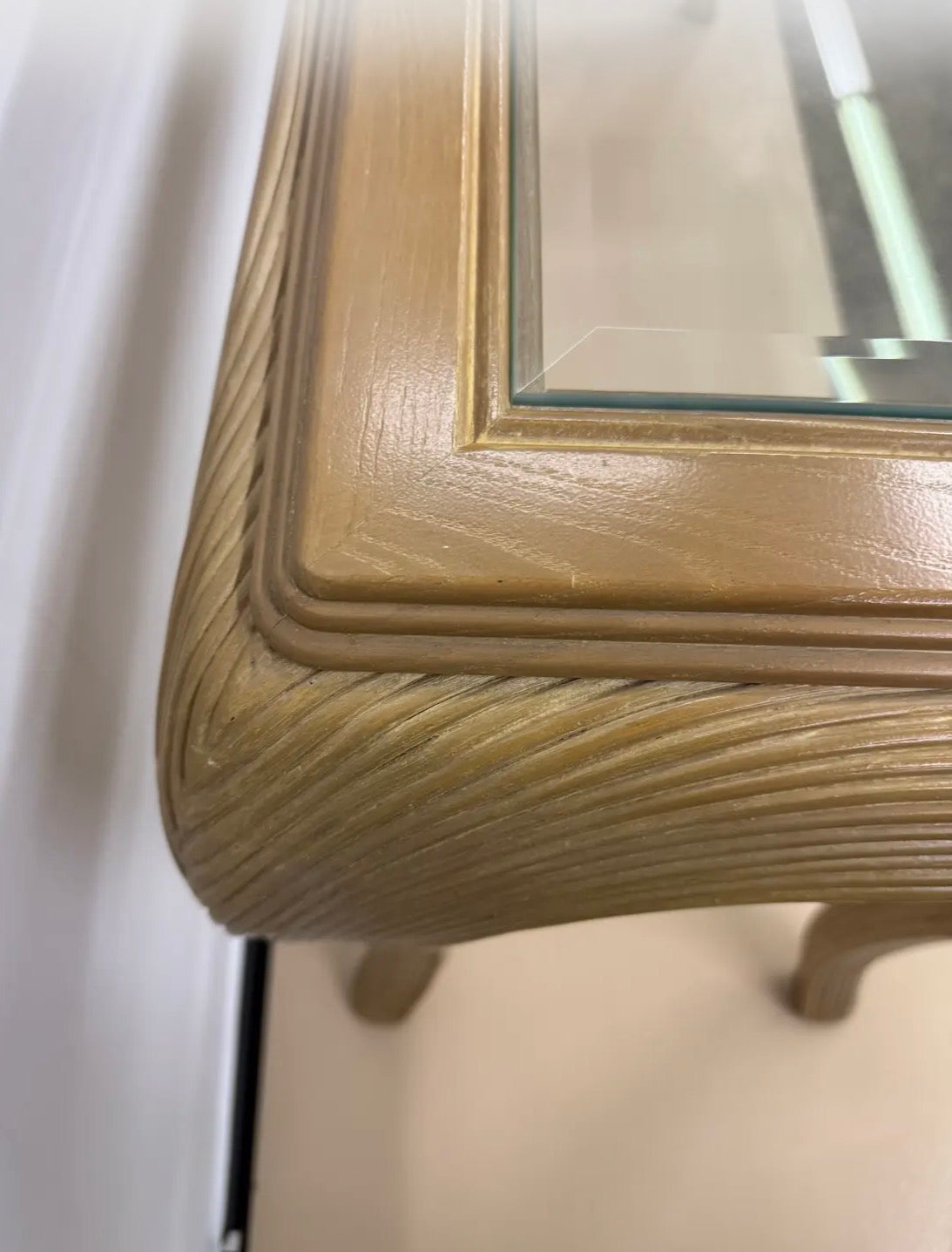 1970s Mid Century Modern Matching Console and Side Table in the Gabriella
Crespi Style