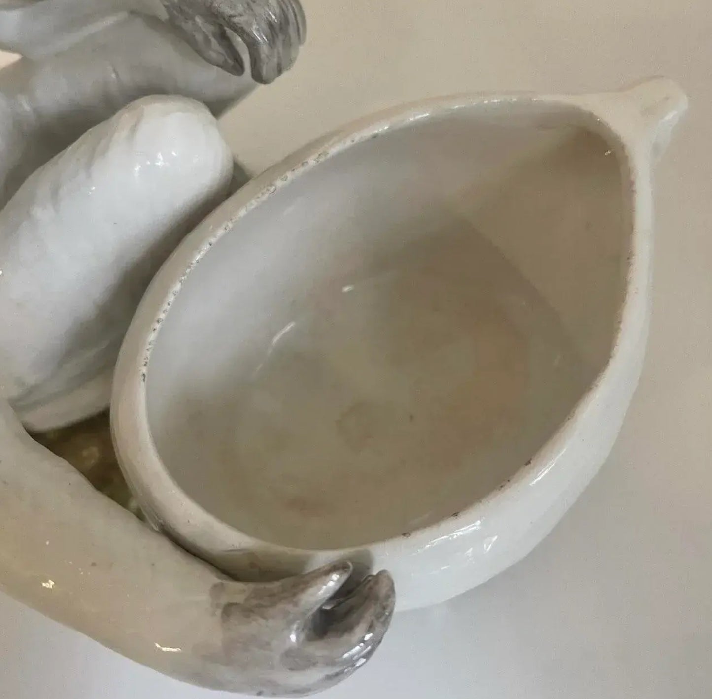 Vintage Glazed Ceramic Monkey Bowl/Platter