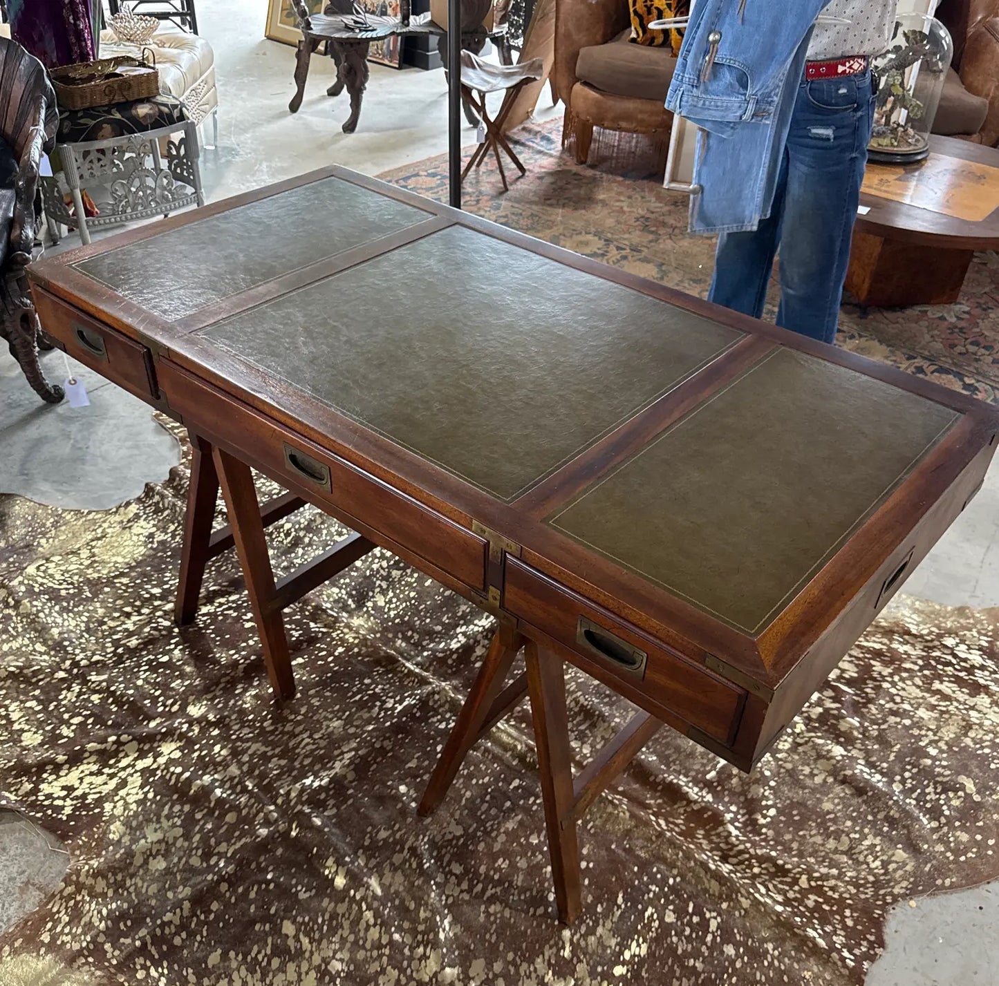 A 1970s Vintage Campaign Desk