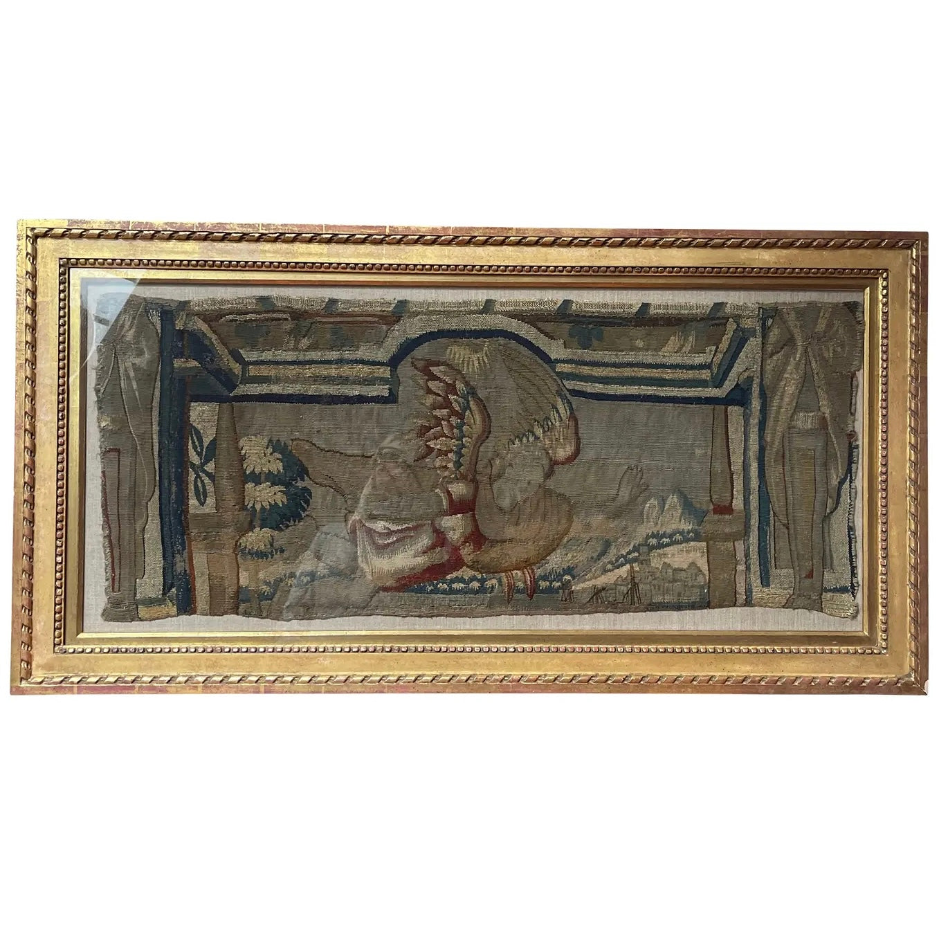 16th Century Tapestry Fragment of an Angel