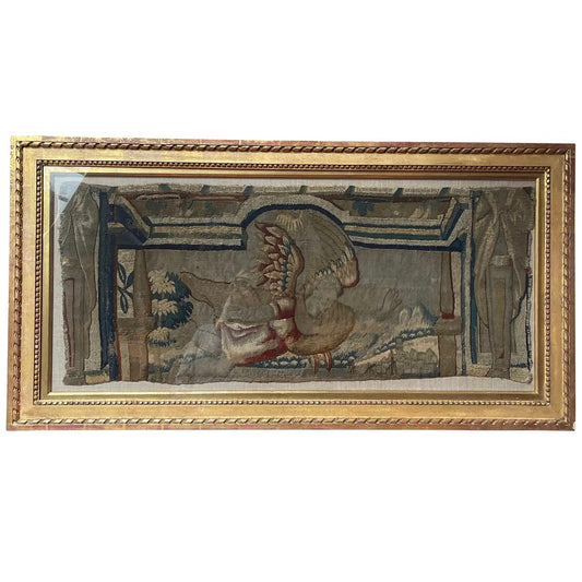 16th Century Tapestry Fragment of an Angel