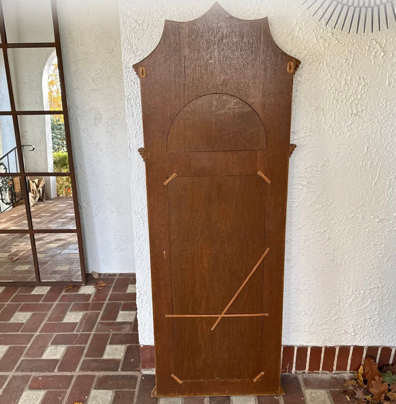Mid- Century Modern Bamboo/Rattan Large Pier Mirror
