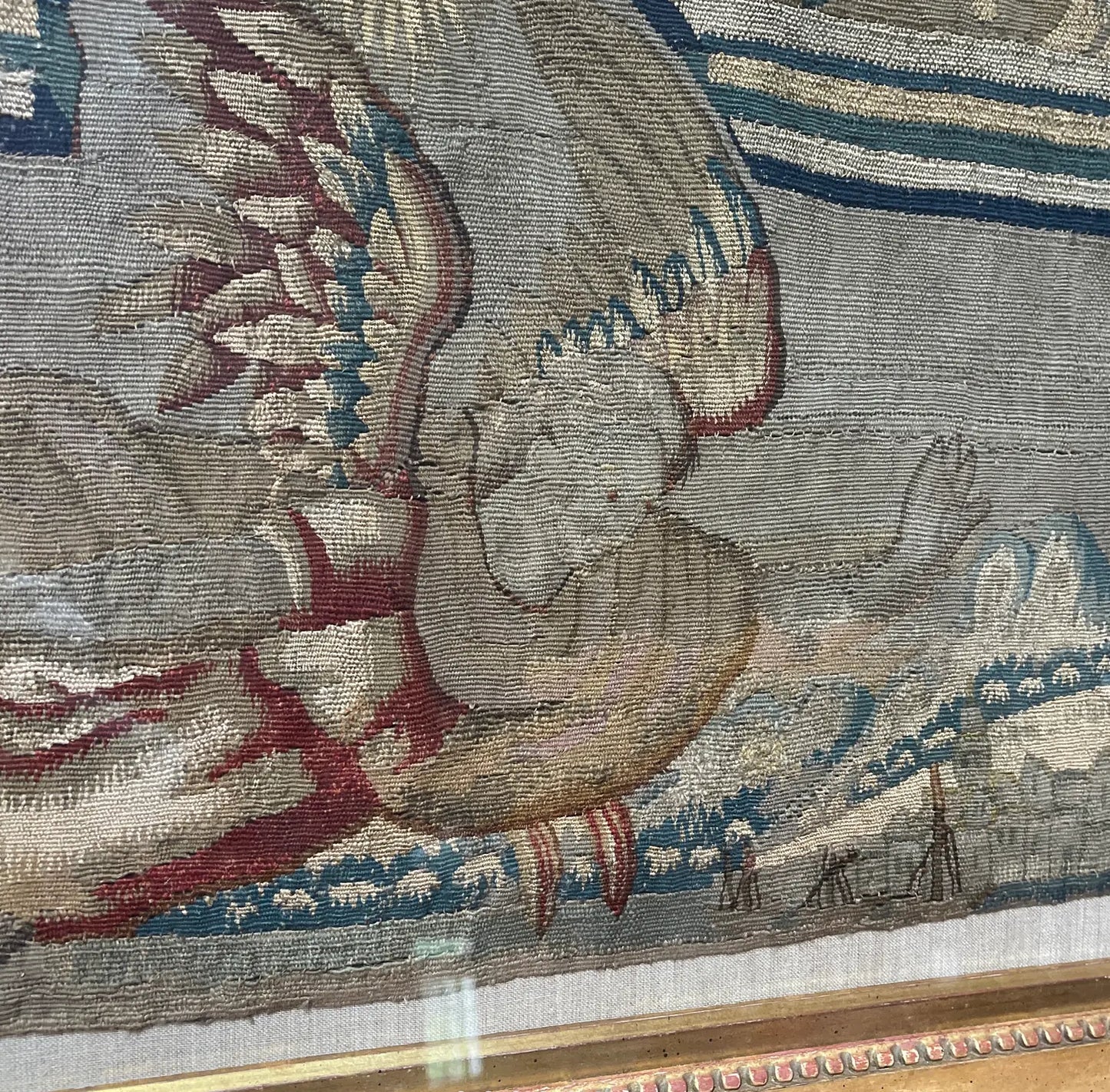16th Century Tapestry Fragment of an Angel