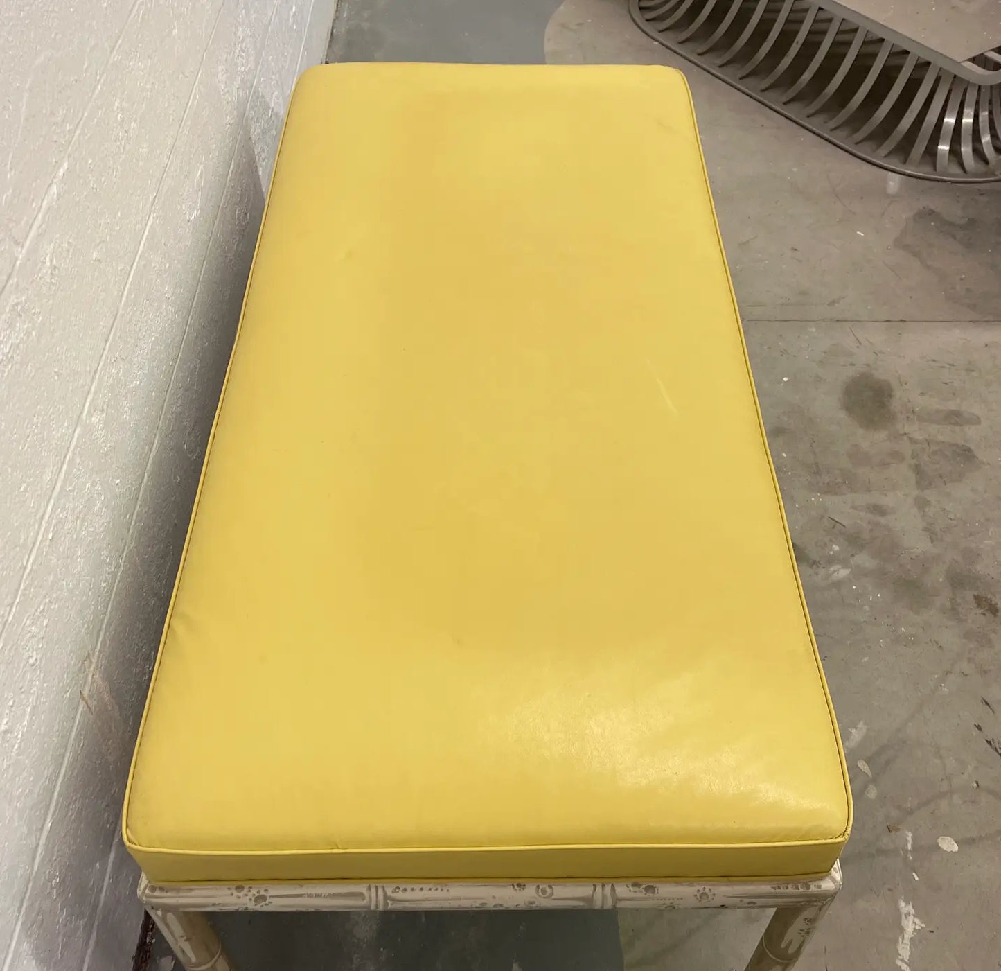 1970's Painted Hollywood Regency Bench