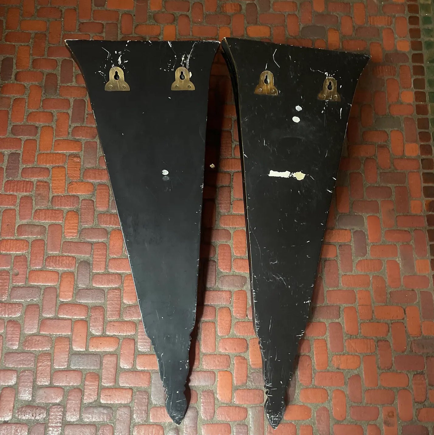 Pair of 1980s Wall Flower Planters