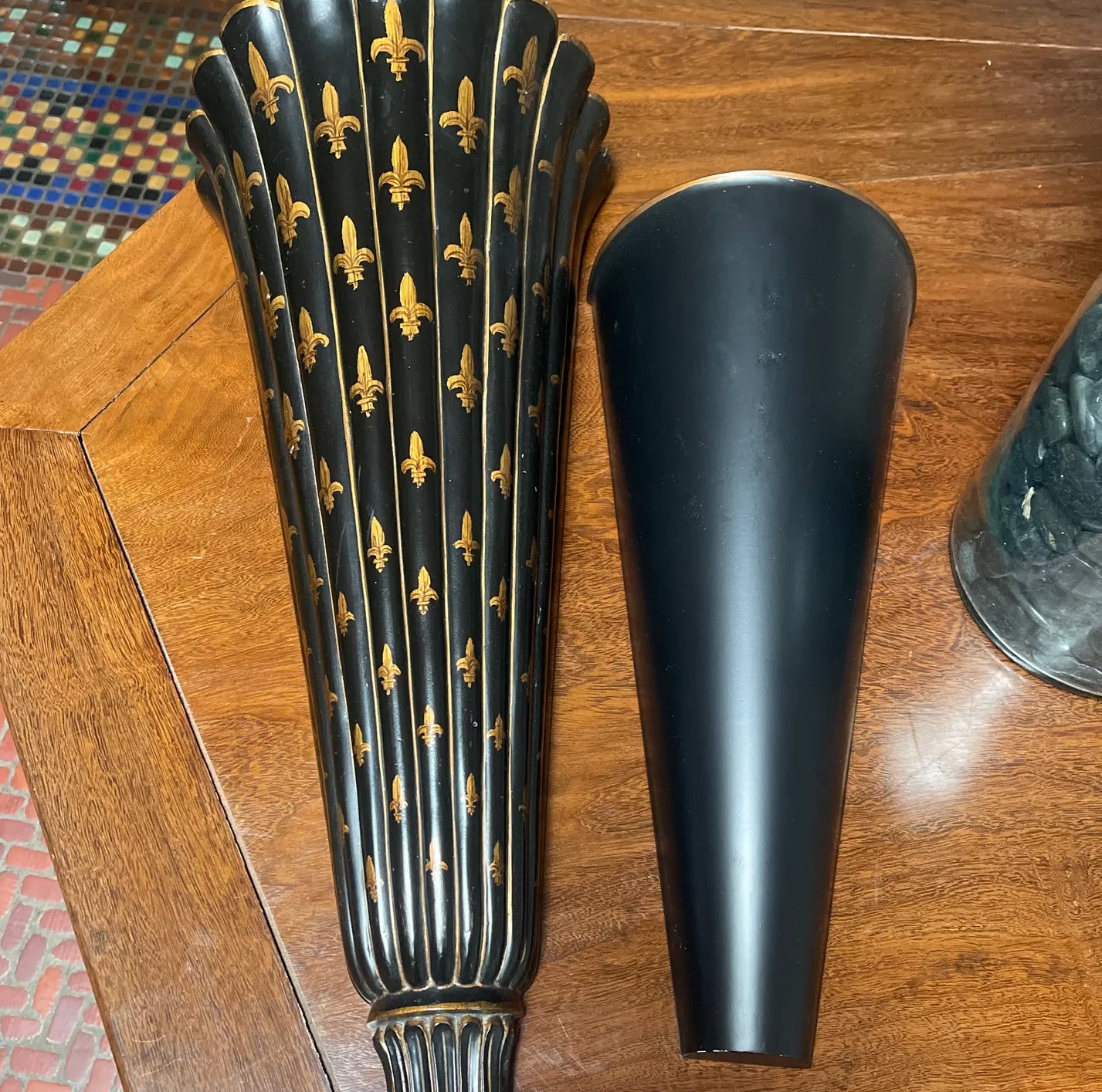Pair of 1980s Wall Flower Planters