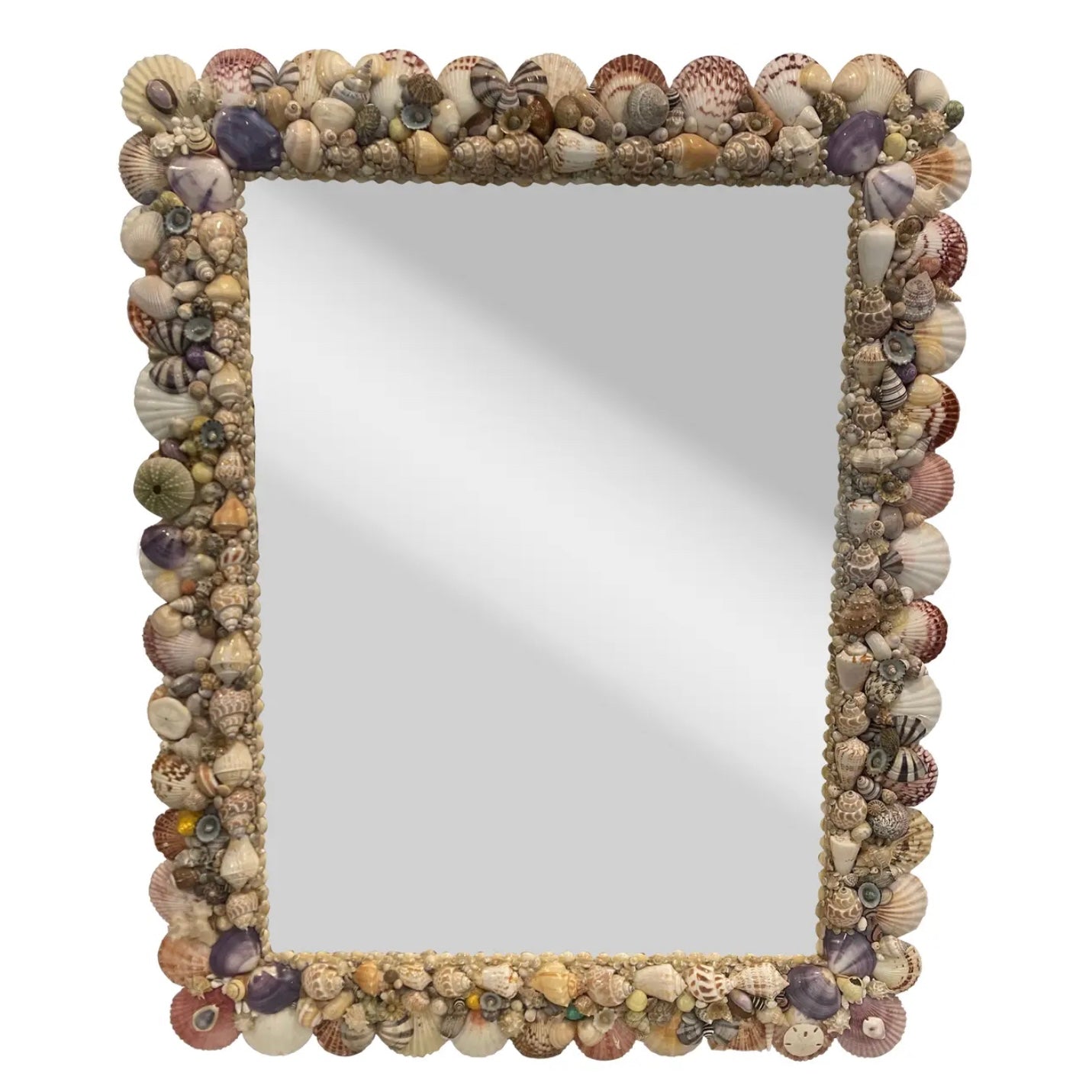 1980s Shell Encrusted Wall Mirror