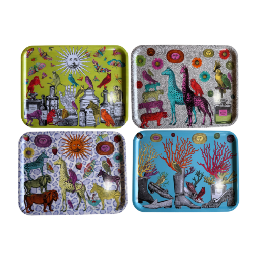 Ms. Baskerville x Saint Gilt Decoupaged Tray