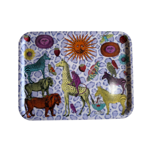 Ms. Baskerville x Saint Gilt Decoupaged Tray