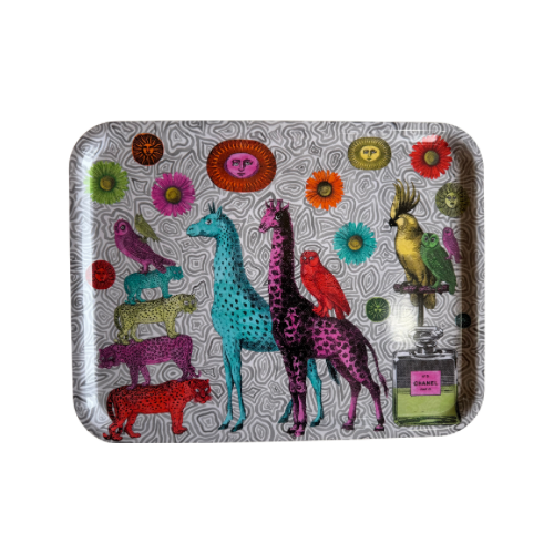Ms. Baskerville x Saint Gilt Decoupaged Tray