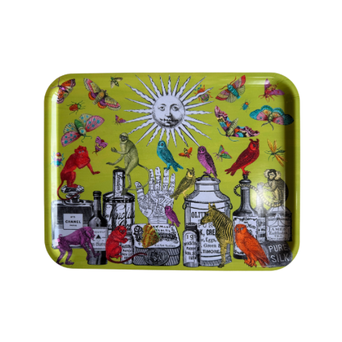 Ms. Baskerville x Saint Gilt Decoupaged Tray
